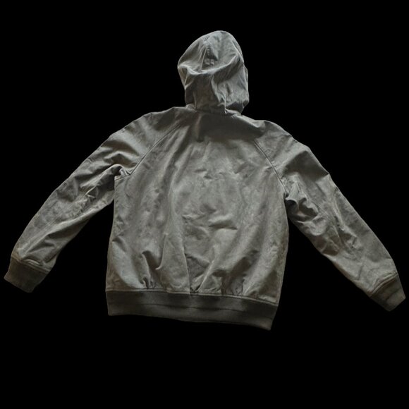 DIOR Large Grey Leather Fur Men's Jacket - Picture 2 of 6